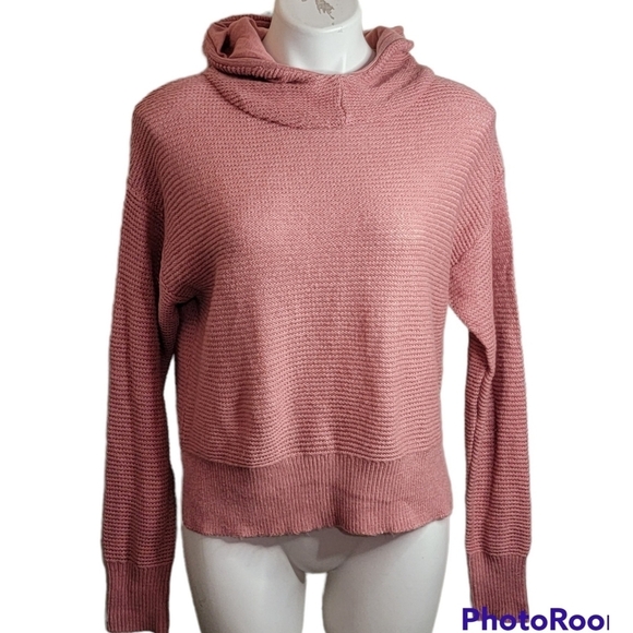 All in Motion Hooded Pullover Sweater Rose Size XS - Picture 3 of 12